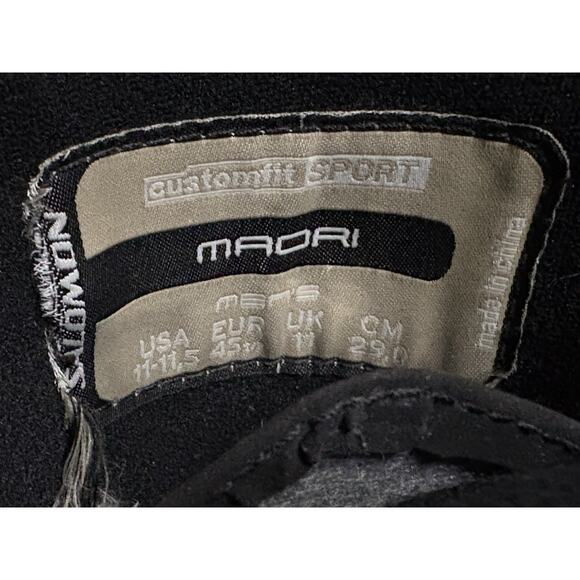 SALOMON MAORI SNOWBOARD BOOTS MEN SIZE 11-11.5 Black Winter Customfit Sport main image 6